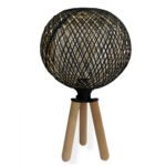 Αγόρασε ΦΩΤΙΣΤΙΚΟ ΕΠΙΤΡΑΠΕΖΙΟ ΑΠΟ ΞΥΛΟ ΚΑΙ ΣΧΟΙΝΙ ΜΑΥΡΟ HM7378.01 Φ24x42Υ εκ. σε μοναδική τιμή στο clickforshop.gr