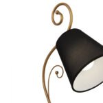 ΦΩΤΙΣΤΙΚΟ ΕΠΙΤΡΑΠΕΖΙΟ ΜΑΤΕΛΛΙΚΟ ΧΡΥΣΟ ΜΕ ΜΑΥΡΟ ΚΑΠΕΛΟ HM7568.02 21x47Υ εκ. - Image 4