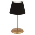 Αγόρασε ΦΩΤΙΣΤΙΚΟ ΕΠΙΤΡΑΠΕΖΙΟ ΜΕΤΑΛΛΙΚΟ ΧΡΥΣΟ ΜΕ ΜΑΥΡΟ ΚΑΠΕΛΟ HM7569.02 25x50Υ εκ. σε μοναδική τιμή στο clickforshop.gr