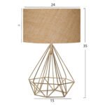 ΦΩΤΙΣΤΙΚΟ ΕΠΙΤΡΑΠΕΖΙΟ ΜΕΤΑΛΛΙΚΟ ΜΠΕΖ ΧΡΥΣΟ HM7606.01 - Image 2