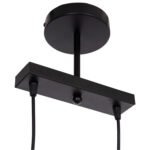 ΦΩΤΙΣΤΙΚΟ ΟΡΟΦΗΣ 2ΦΩΤΟ BELL HM7531.11 ΜΑΥΡΟ ΜΕΤΑΛΛΟ-ΧΑΛΚΙΝΟ ΝΤΟΥΙ Φ21,5x135Υεκ. - Image 6