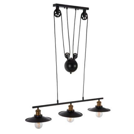 Αγόρασε ΦΩΤΙΣΤΙΚΟ ΟΡΟΦΗΣ 3-ΦΩΤΟ HM4120 ΜΕΤΑΛΛΟ ΣΕ ΜΑΥΡΟ ΧΡΩΜΑ 91x91x95