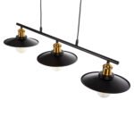 ΦΩΤΙΣΤΙΚΟ ΟΡΟΦΗΣ 3-ΦΩΤΟ HM4120 ΜΕΤΑΛΛΟ ΣΕ ΜΑΥΡΟ ΧΡΩΜΑ 91x91x95,5Υεκ - Image 3