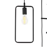 ΦΩΤΙΣΤΙΚΟ ΟΡΟΦΗΣ 4-ΦΩΤΟ HM4099 ΜΑΥΡΑ ΜΕΤΑΛΛΙΚΑ ΣΧΗΜΑΤΑ 70x38x106Υ εκ. - Image 4