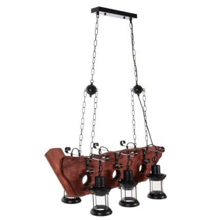 Αγόρασε ΦΩΤΙΣΤΙΚΟ ΟΡΟΦΗΣ 6-ΦΩΤΟ ΚΡΕΜΑΣΤΟ HM4117 ΞΥΛΟ-ΜΕΤΑΛΛΟ-ΓΥΑΛΙ 116Υεκ σε μοναδική τιμή στο clickforshop.gr