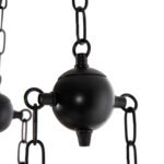 ΦΩΤΙΣΤΙΚΟ ΟΡΟΦΗΣ 6-ΦΩΤΟ ΚΡΕΜΑΣΤΟ HM4117 ΞΥΛΟ-ΜΕΤΑΛΛΟ-ΓΥΑΛΙ 116Υεκ - Image 6