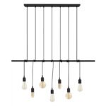 Αγόρασε ΦΩΤΙΣΤΙΚΟ ΟΡΟΦΗΣ 7ΦΩΤΟ ΜΕΤΑΛΛΙΚΟ ΜΑΥΡΟ HM7266 120Χ10Χ180 εκ. σε μοναδική τιμή στο clickforshop.gr