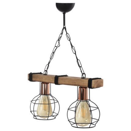 Αγόρασε ΦΩΤΙΣΤΙΚΟ ΟΡΟΦΗΣ ΔΙΦΩΤΟ ΜΕ ΞΥΛΟ ΚΑΙ ΜΕΤΑΛΛΙΚΑ ΠΛΕΓΜΑΤΑ 40x16x63Υεκ.HM7681.01 σε μοναδική τιμή στο clickforshop.gr