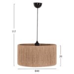 ΦΩΤΙΣΤΙΚΟ ΟΡΟΦΗΣ ΕΣΩΤΕΡΙΚΟΥ ΧΩΡΟΥ HM7945.02 NATURAL Φ40x117Yεκ. - Image 2