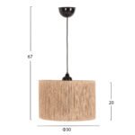 ΦΩΤΙΣΤΙΚΟ ΟΡΟΦΗΣ ΕΣΩΤΕΡΙΚΟΥ ΧΩΡΟΥ HM7944.02 NATURAL Φ30x67Yεκ. - Image 2