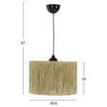 ΦΩΤΙΣΤΙΚΟ ΟΡΟΦΗΣ ΕΣΩΤΕΡΙΚΟΥ ΧΩΡΟΥ HM7944.03 ΦΥΣΤΙΚΙ Φ30x67Yεκ. - Image 2