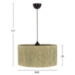 ΦΩΤΙΣΤΙΚΟ ΟΡΟΦΗΣ ΕΣΩΤΕΡΙΚΟΥ ΧΩΡΟΥ HM7945.03 ΦΥΣΤΙΚΙ Φ40x117Y εκ. - Image 2