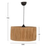 ΦΩΤΙΣΤΙΚΟ ΟΡΟΦΗΣ ΕΣΩΤΕΡΙΚΟΥ ΧΩΡΟΥ HM7945.05 ΜΠΕΖ Φ40x117Yεκ. - Image 2