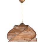 Αγόρασε ΦΩΤΙΣΤΙΚΟ ΟΡΟΦΗΣ ΕΣΩΤΕΡΙΚΟΥ ΧΩΡΟΥ ΚΡΕΜΑΣΤΟ HM7367.02 ΑΠΟ ΞΥΛΟ ΚΑΙ BAMBOO ΚΑΡΥΔΙ 36x36x65Υ εκ. σε μοναδική τιμή στο clickforshop.gr