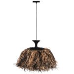 Αγόρασε ΦΩΤΙΣΤΙΚΟ ΟΡΟΦΗΣ ORDEM HM4716 ΚΑΠΕΛΟ ΙΝΕΣ SISAL & ΜΠΑΝΑΝΑΣ-ΜΑΥΡΟ & ΦΥΣΙΚΟ Φ60x50Υεκ σε μοναδική τιμή στο clickforshop.gr