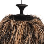 ΦΩΤΙΣΤΙΚΟ ΟΡΟΦΗΣ ORDEM HM4716 ΚΑΠΕΛΟ ΙΝΕΣ SISAL & ΜΠΑΝΑΝΑΣ-ΜΑΥΡΟ & ΦΥΣΙΚΟ Φ60x50Υεκ - Image 3