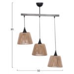 ΦΩΤΙΣΤΙΚΟ ΟΡΟΦΗΣ ΕΣΩΤΕΡΙΚΟΥ ΧΩΡΟΥ HM7482.02 ΣΕ ΦΥΣΙΚΟ ΧΡΩΜΑ 50x16x85Υεκ. - Image 2