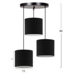 ΦΩΤΙΣΤΙΚΟ ΟΡΟΦΗΣ HM7622.02 ΜΑΥΡΟ - Image 2