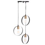 Αγόρασε ΦΩΤΙΣΤΙΚΟ ΟΡΟΦΗΣ ΚΡΕΜΑΣΤΟ 3-ΦΩΤΟ KRENT HM7426.11 ΜΑΥΡΟ-ΧΡΥΣΟ Φ23