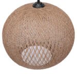 ΦΩΤΙΣΤΙΚΟ ΟΡΟΦΗΣ ΕΣΩΤΕΡΙΚΟΥ ΧΩΡΟΥ ΚΡΕΜΑΣΤΟ ΑΠΟ ΣΧΟΙΝΙ ΜΠΕΖ HM7383.01 Φ38x70Υ εκ. - Image 3