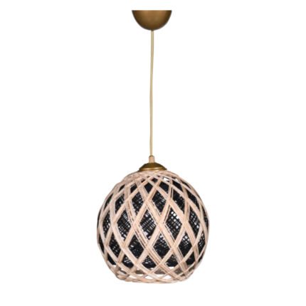 Αγόρασε ΦΩΤΙΣΤΙΚΟ ΟΡΟΦΗΣ ΚΡΕΜΑΣΤΟ ΑΠΟ ΣΧΟΙΝΙ ΜΠΕΖ ΜΑΥΡΟ HM7644.01 22x18x20Y εκ. σε μοναδική τιμή στο clickforshop.gr