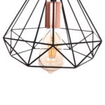 ΦΩΤΙΣΤΙΚΟ ΟΡΟΦΗΣ ΚΡΕΜΑΣΤΟ HM4041 3ΦΩΤΟ ΜΑΥΡΟ ΜΕΤΑΛΛΟ 25x22x123Yεκ. - Image 6