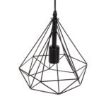 ΦΩΤΙΣΤΙΚΟ ΟΡΟΦΗΣ ΚΡΕΜΑΣΤΟ HM4063 ΜΑΥΡΟ ΜΕΤΑΛΛΙΚΟ ΚΑΠΕΛΟ 25x22x123Υεκ. - Image 3