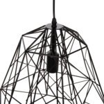 ΦΩΤΙΣΤΙΚΟ ΟΡΟΦΗΣ ΚΡΕΜΑΣΤΟ HM4066 ΜΑΥΡΟ ΜΕΤΑΛΛΙΚΟ ΚΑΠΕΛΟ 39x34x130Υεκ. - Image 3