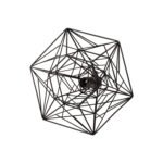 ΦΩΤΙΣΤΙΚΟ ΟΡΟΦΗΣ ΚΡΕΜΑΣΤΟ HM4067 ΜΑΥΡΟ ΜΕΤΑΛΛΙΚΟ ΔΙΚΤΥΩΤΟ ΚΑΠΕΛΟ 36x30x130Υεκ. - Image 6