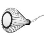 ΦΩΤΙΣΤΙΚΟ ΟΡΟΦΗΣ ΚΡΕΜΑΣΤΟ HM4074 ΜΕΤΑΛΛΙΚΟ ΜΑΥΡΟ ΚΑΠΕΛΟ Φ33x43-141Yεκ. - Image 5