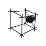 ΦΩΤΙΣΤΙΚΟ ΟΡΟΦΗΣ ΚΡΕΜΑΣΤΟ HM4085 ΚΑΠΕΛΟ ΜΕΤΑΛΛΙΚΟ ΠΛΑΙΣΙΟ 17x17x128Υεκ. - Image 6