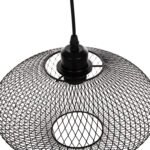 ΦΩΤΙΣΤΙΚΟ ΟΡΟΦΗΣ ΚΡΕΜΑΣΤΟ HM4094 ΜΑΥΡΟ ΔΙΚΤΥΩΤΟ ΜΕΤΑΛΛΙΚΟ ΚΑΠΕΛΟ Φ30x125Υεκ. - Image 3