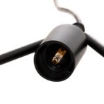 ΦΩΤΙΣΤΙΚΟ ΟΡΟΦΗΣ ΚΡΕΜΑΣΤΟ HM4096 ΜΑΥΡΟ ΜΕΤΑΛΛΙΚΟ ΤΡΙΓΩΝΟ 38x132Υεκ. - Image 5