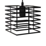 ΦΩΤΙΣΤΙΚΟ ΟΡΟΦΗΣ ΚΡΕΜΑΣΤΟ HM4131 ΜΑΥΡΟ ΜΕΤΑΛΛΙΚΟ ΚΑΠΕΛΟ 16x16x124Υεκ. - Image 5