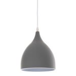 ΦΩΤΙΣΤΙΚΟ ΟΡΟΦΗΣ ΚΡΕΜΑΣΤΟ HM4139 ΓΚΡΙ ΜΕΤΑΛΛΙΚΟ 3ΦΩΤΟ Φ33x33-115Υεκ. - Image 3