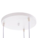 ΦΩΤΙΣΤΙΚΟ ΟΡΟΦΗΣ ΚΡΕΜΑΣΤΟ HM4139 ΓΚΡΙ ΜΕΤΑΛΛΙΚΟ 3ΦΩΤΟ Φ33x33-115Υεκ. - Image 6