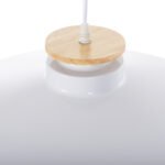 ΦΩΤΙΣΤΙΚΟ ΟΡΟΦΗΣ ΚΡΕΜΑΣΤΟ HM4159.02 ΛΕΥΚΟ ΜΕΤΑΛΛΙΚΟ ΚΑΠΕΛΟ Φ40x116Υεκ - Image 5