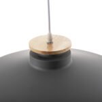 ΦΩΤΙΣΤΙΚΟ ΟΡΟΦΗΣ ΚΡΕΜΑΣΤΟ HM4159.03 ΓΚΡΙ ΜΕΤΑΛΛΙΚΟ ΚΑΠΕΛΟ Φ40x116Υεκ - Image 3