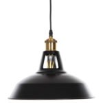 ΦΩΤΙΣΤΙΚΟ ΟΡΟΦΗΣ ΚΡΕΜΑΣΤΟ HM4161 ΜΑΥΡΟ ΜΕΤΑΛΛΟ-ΧΡΥΣΗ ΛΕΠΤΟΜΕΡΕΙΑ Φ31x120Υεκ - Image 3