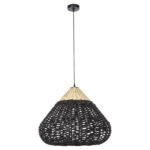 Αγόρασε ΦΩΤΙΣΤΙΚΟ ΟΡΟΦΗΣ ΚΡΕΜΑΣΤΟ HM4346 ΑΠΟ PAPER ROPE ΜΠΕΖ ΚΑΙ ΜΑΥΡΟ Φ55