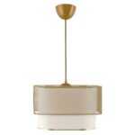 Αγόρασε ΦΩΤΙΣΤΙΚΟ ΟΡΟΦΗΣ ΚΡΕΜΑΣΤΟ HM7660.02 ΜΕΤΑΛΛΟ ΥΦΑΣΜΑ ΧΡΥΣΟ ΛΕΥΚΟ 30x20(65)Yεκ. σε μοναδική τιμή στο clickforshop.gr