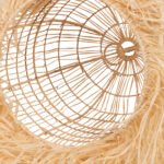 ΦΩΤΙΣΤΙΚΟ ΟΡΟΦΗΣ ΚΡΕΜΑΣΤΟ HM7889 ΙΝΕΣ ΦΥΛΛΩΝ ΦΟΙΝΙΚΑ ΣΕ ΦΥΣΙΚΟ ΧΡΩΜΑ Φ40x184Υ εκ. - Image 3