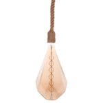 Αγόρασε ΦΩΤΙΣΤΙΚΟ ΟΡΟΦΗΣ ΚΡΕΜΑΣΤΟ ΜΕ ΛΑΜΠΤΗΡΑ HM11933--ΣΧΟΙΝΙ 1m ΠΑΧΟΥΣ 2cm-ΝΤΟΥΙ Ε27 σε μοναδική τιμή στο clickforshop.gr