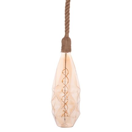 Αγόρασε ΦΩΤΙΣΤΙΚΟ ΟΡΟΦΗΣ ΚΡΕΜΑΣΤΟ ΜΕ ΛΑΜΠΤΗΡΑ HM11934--ΣΧΟΙΝΙ 1m ΠΑΧΟΥΣ 2cm-ΝΤΟΥΙ Ε27 σε μοναδική τιμή στο clickforshop.gr