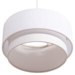 ΦΩΤΙΣΤΙΚΟ ΟΡΟΦΗΣ ΚΥΛΙΝΔΡΙΚΟ KRIKS HM4707.01 PVC ΣΕ ΛΕΥΚΟ Φ30x70Υεκ. - Image 5