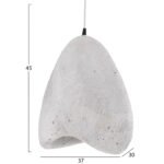 ΦΩΤΙΣΤΙΚΟ ΟΡΟΦΗΣ ΜΕ ΟΨΗ ΠΕΤΡΑΣ STONER (S) HM4417.02 ΛΕΥΚΟ 37x30x45Υεκ. - Image 2