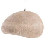 ΦΩΤΙΣΤΙΚΟ ΟΡΟΦΗΣ ΜΕ ΟΨΗ ΠΕΤΡΑΣ STONER (M) HM4418 ΣΚΟΥΡΟ ΜΠΕΖ 55x45x40Υεκ. - Image 4