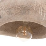 ΦΩΤΙΣΤΙΚΟ ΟΡΟΦΗΣ ΜΕ ΟΨΗ ΠΕΤΡΑΣ STONER (M) HM4418 ΣΚΟΥΡΟ ΜΠΕΖ 55x45x40Υεκ. - Image 6