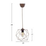 ΦΩΤΙΣΤΙΚΟ ΟΡΟΦΗΣ ΜΕΤΑΛΛΙΚΟ ΧΡΥΣΟ HM7643.02 17x60Y εκ. - Image 2