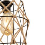 ΦΩΤΙΣΤΙΚΟ ΟΡΟΦΗΣ ΜΕΤΑΛΛΙΚΟ ΜΑΥΡΟ HM7429.01 20x100 εκ. - Image 4